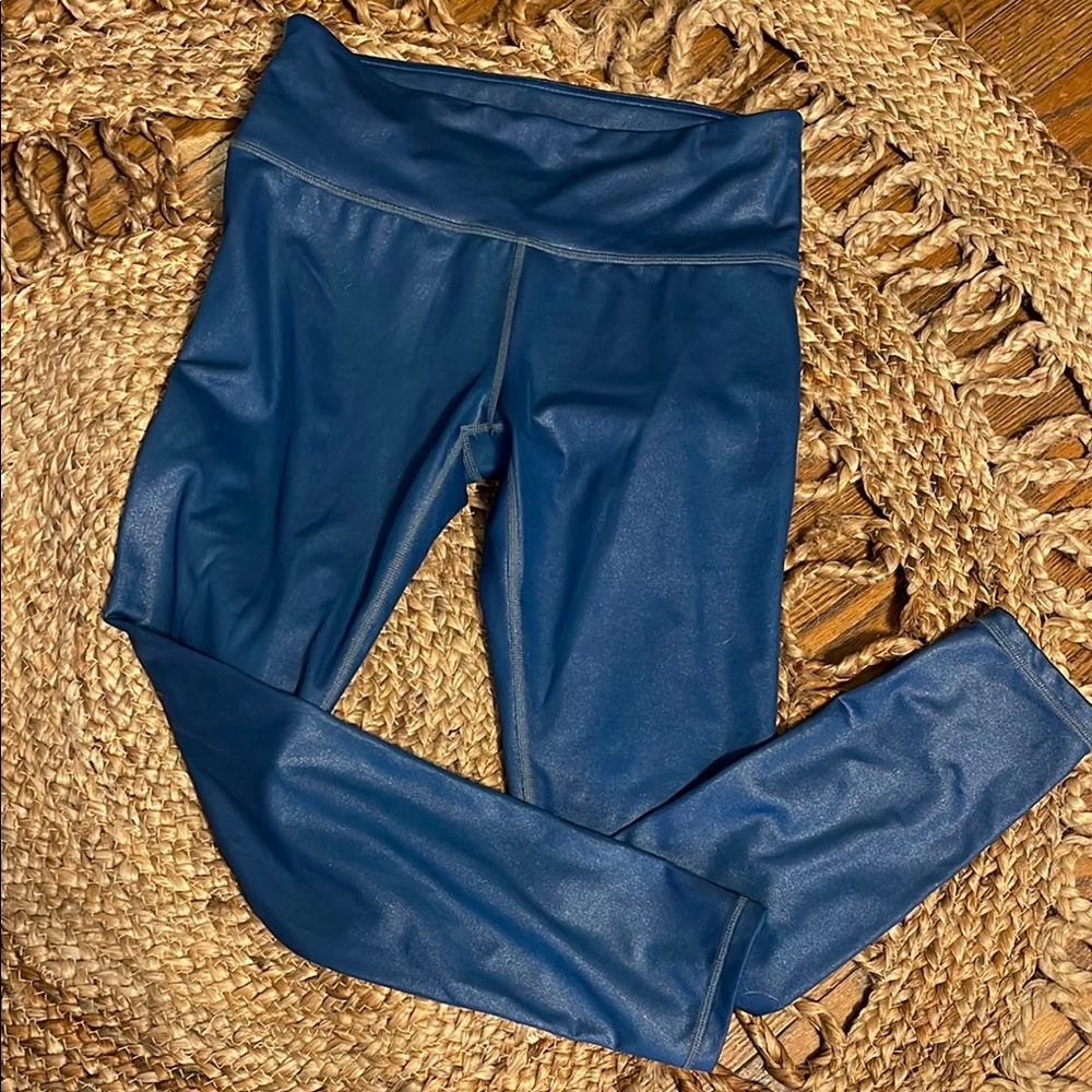 Athleta‎ Blue High-Waisted Leggings